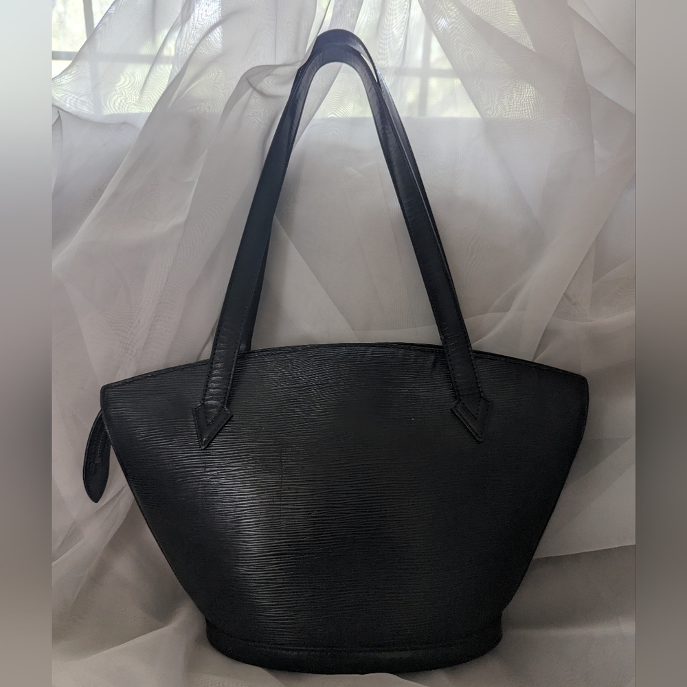 LOUIS VUITTON Saint Jacques PL M52332 Epi Noir-Great Vintage Condition